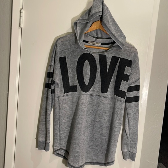 Chance or Fate Tops - Womens oversized hoodie, lightweight hooded shirt